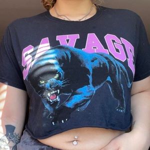 Fashion Nova Black Crop Top